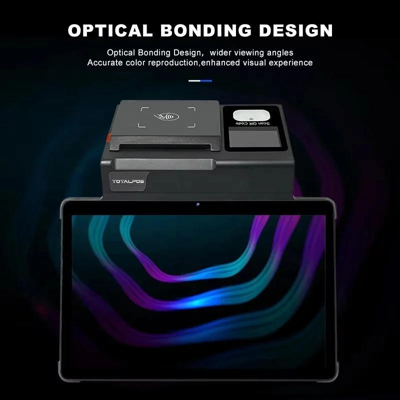 NB11 POS Factory OEM 11 inch 3gb+16gb touch screen all in one payment qr code nfc 4G pc tablet android pos terminal with printer