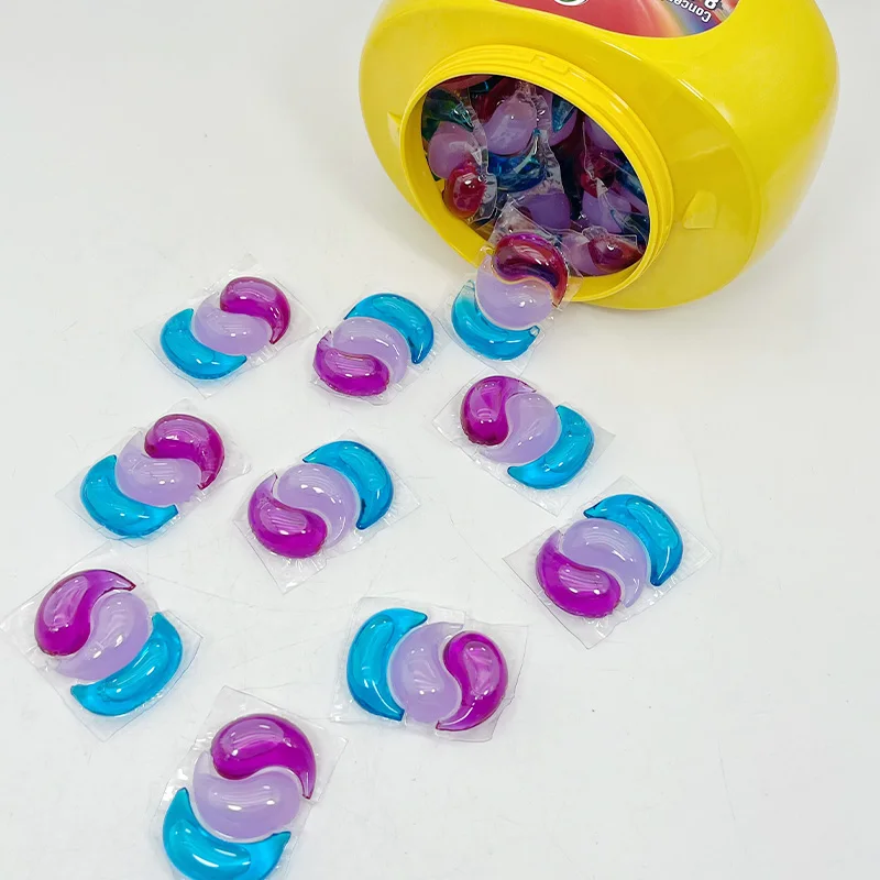 OEM Laundry Capsules Color Protection High Efficiency Satin Removal Laundry Detergent Pods for Sensitive Skin