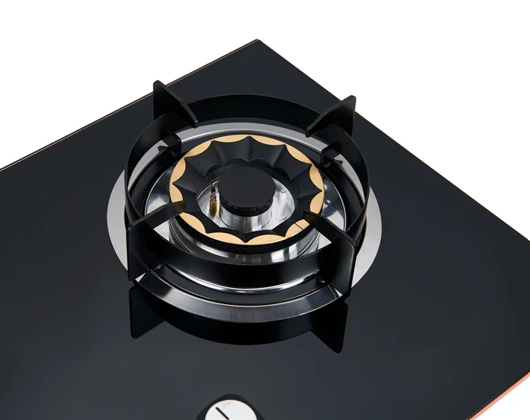 Home Appliance 2 Burner Stoves Automatic Piezo Ignition Glass Hob Gas Stove Cooker