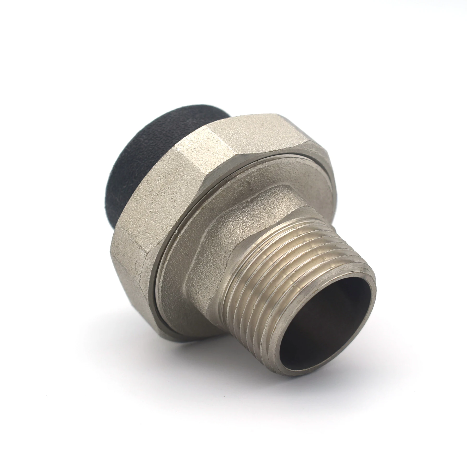 Black metal tube connector plastic pipe end caps pipe fittings pe
