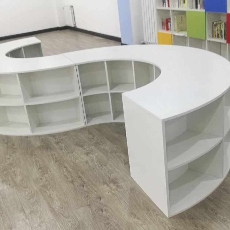 2024 New Product School/Office/Home Use Book Storage Bookcase Modern Style wooden library bookcase