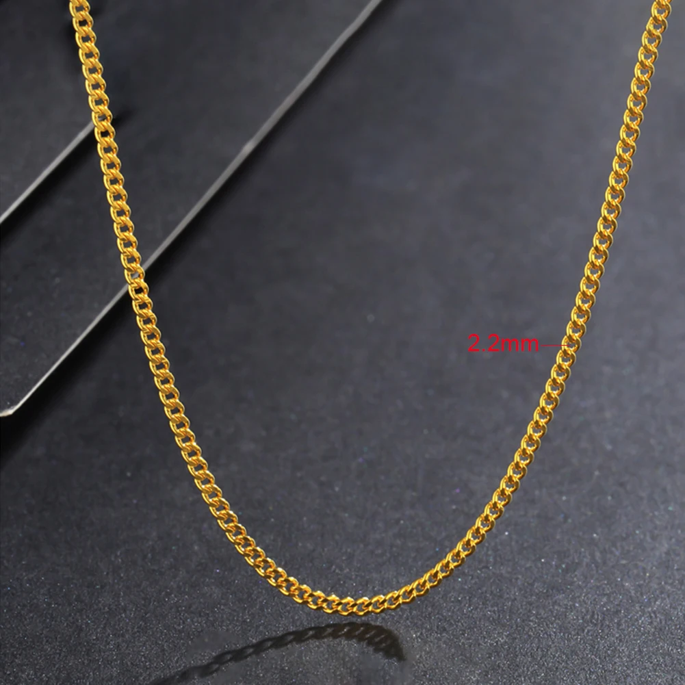 GC04 оптовая продажа кубинское звено цепочка колье 14k Au585 чистая ювелирные изделия из японского золота натурального