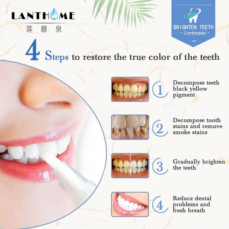New Product Oral Hygiene Spotless Stains Remover Shining Confident Smile White Teeth Whitening Essence Serum Pen