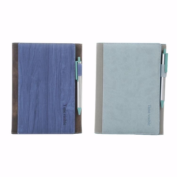 School Office Stationery Journal Leather magnetic flap Personal Diary Note Books with pen