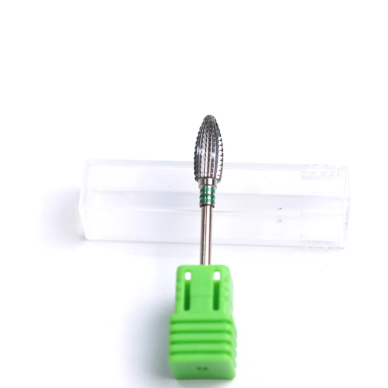 New Design Tungsten Oval Tornado Bit  Nail Drill bits for Electric manicure Safe to remove Uv gel polish