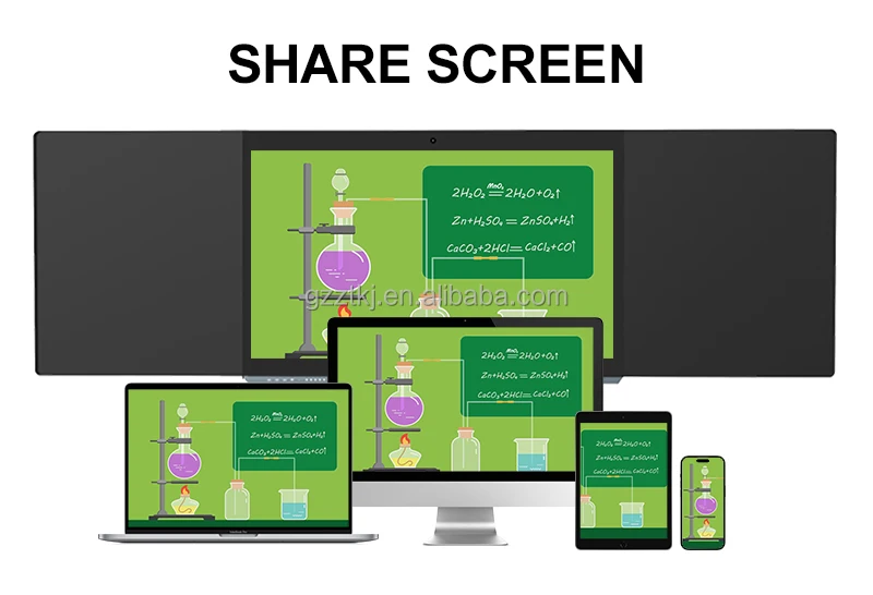 Hot Selling 75 86 Inch Multitouch All in One Android System School Classroom Teaching Smart Nano Blackboard