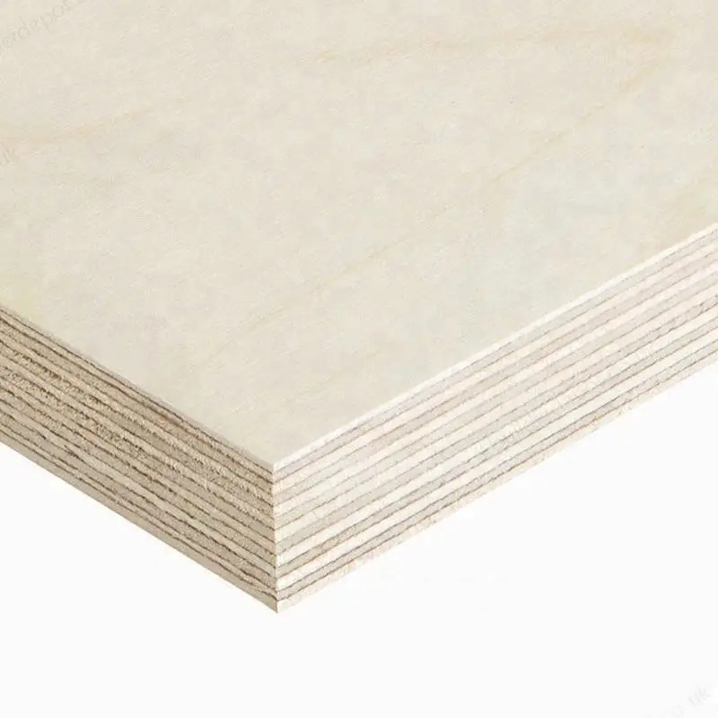 3mm 1/8 x 8 Inch Premium Bass Wood Plywood Box of 16 Flat B/BB Grade Birch Veneer Sheets Perfect for Laser CNC Cutting
