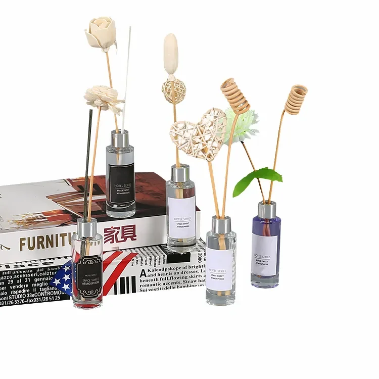 Large Aroma Perfume Reed Diffuser Aromatherapy Bottle 200 Ml Air Freshener Packaging Gift Box