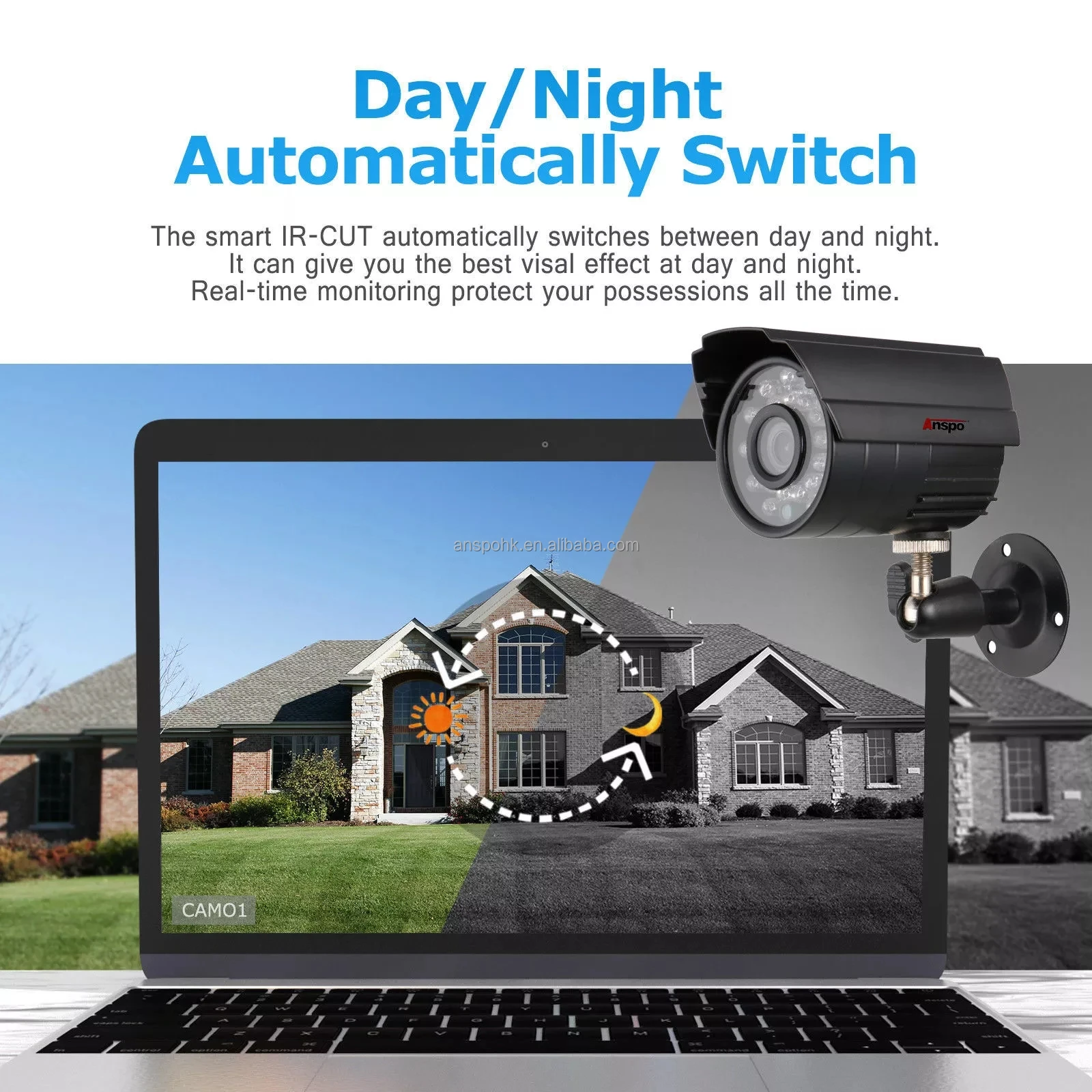 720P AHD 4CH CCTV Surveillance KIT DVR With 1.3MP AHD Camera night vison BNC cable home security CCTV system 4CH AHD Camera KIT