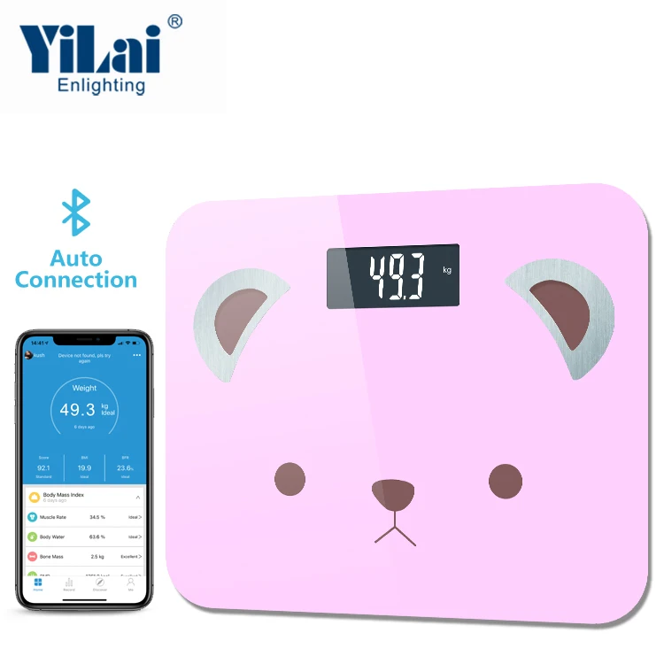 Электронные цифровые весы умный прибор для взвешивания тела бытовых отелей малого размера