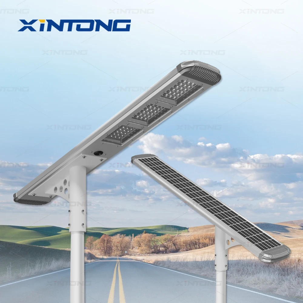 Солнечный уличный фонарь XINTONG на солнечной батарее IP65 водонепроницаемый 100 Вт 120 150 с дистанционным управлением