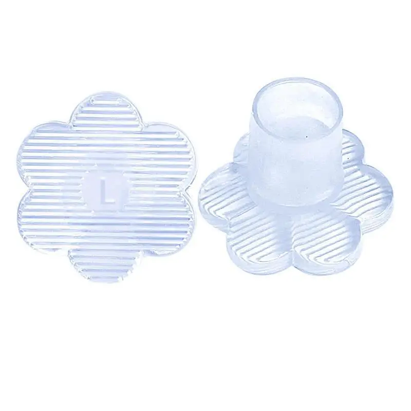 PVC Flower Shape Stiletto Anti Slip Muffling High Heel Shoe Protection Covers Cap for Grass,  High Heel Protector Tip Stopper