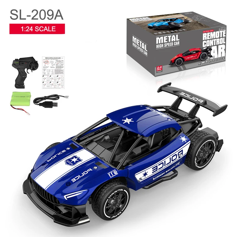 1:24 Alloy Material 2.4G Remote Control Sports Car Various Styles Of Radio Control Drift Cars Gifts For Boys Stunt Drift Car Toy