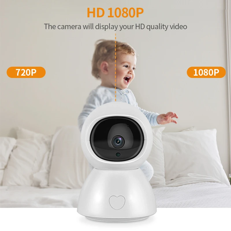 feeding alarm baby monitor two way audio ip camera super HD multi-channel camera
