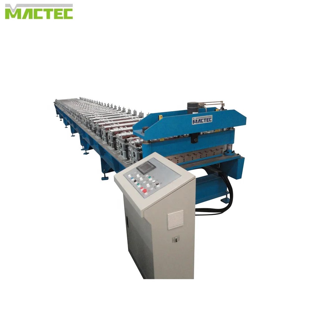 Manufacturing Ceramic Tile Plate Trapezoid Roof Panel Roll Forming Machine