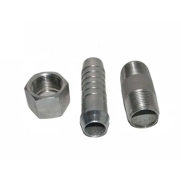 Custom Carbon Steel Threaded Joint External Thread Hot Dip Galvanized Joint