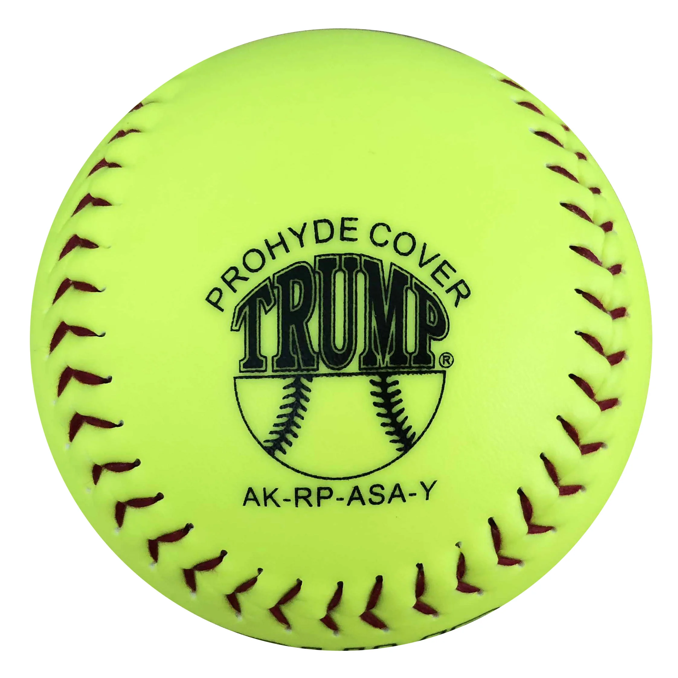 COR.52, 300 фунтов сжатия медленно, оптического желтая кожа + polycore 12 'Софтбол шарики изготовленным на заказ логосом игры качества Софтбол Летучая мышь