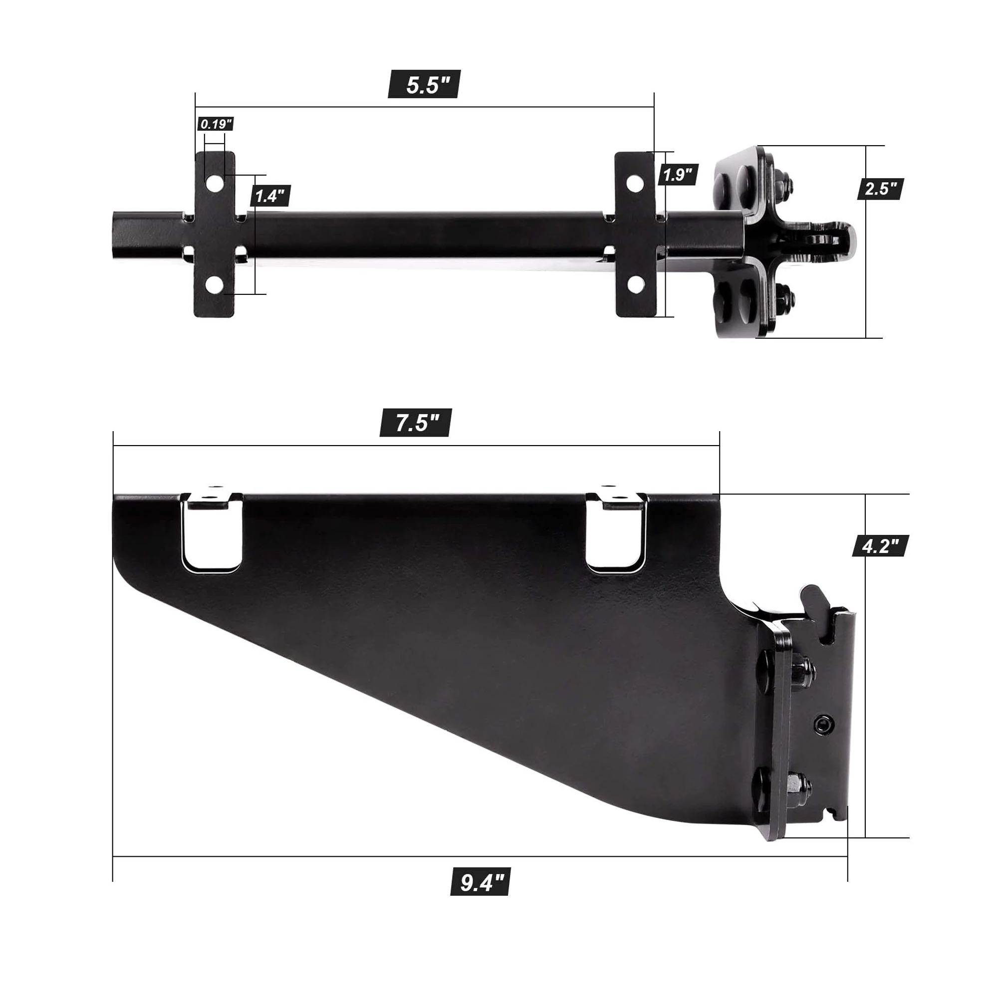 2 Pack  Custom Fixed Brackets Wood Beam End  Shelf Track  E Track  Accessories for Enclosed Trailer for Trailer Truck Warehouse