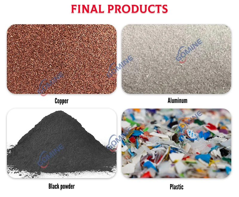 Car Battery Recycling Equipment 500kg/h Lithium Battery Recycle Production Line E Waste