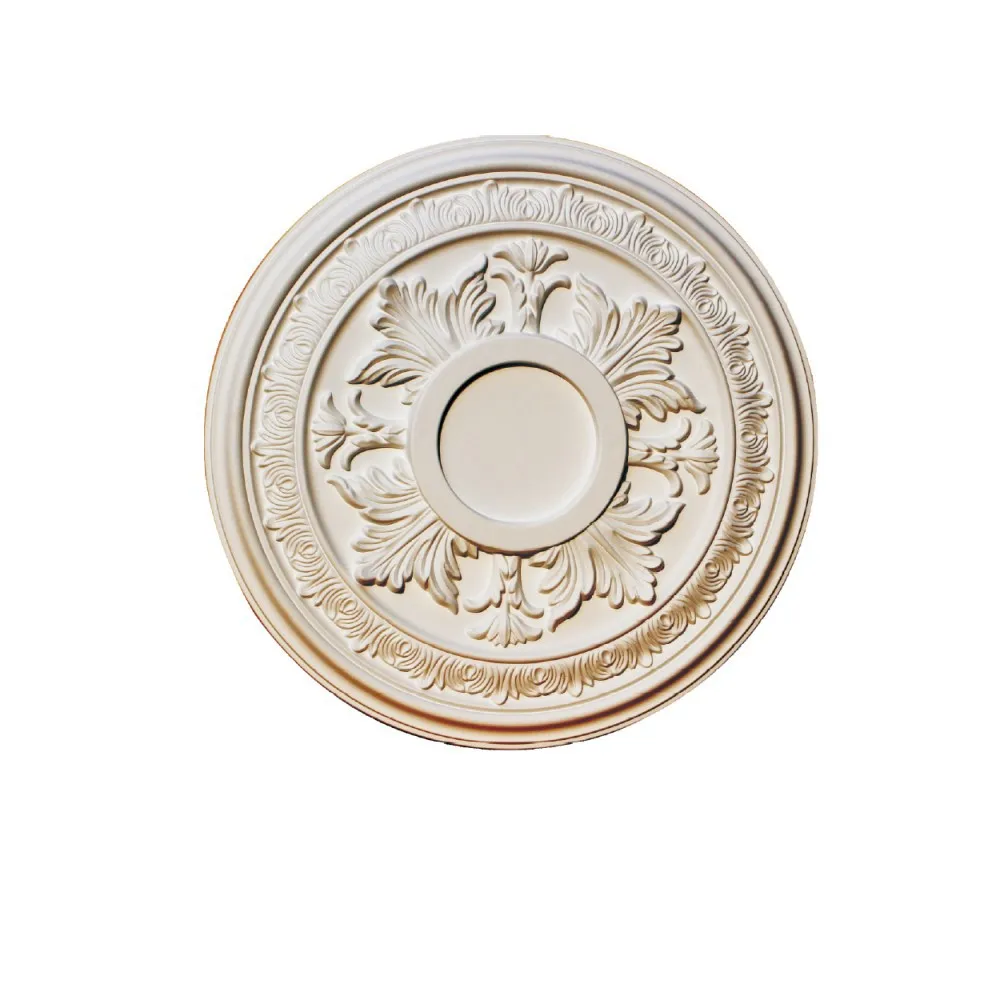 hot sell european style pop easy installation decorative ceiling polyurethane pu ceiling light round decorative ceiling moulding