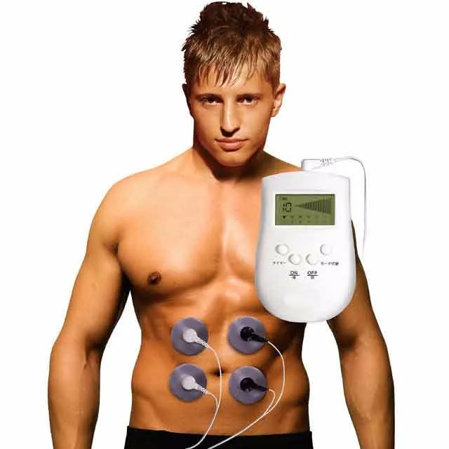 Factory Mini Portable Electric Muscle Stimulator Medical Low Frequency EMS  Battery Powered Electronic Pulse Tens Machine