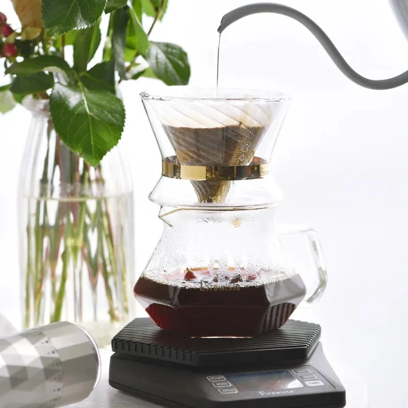Brewista Hand Brewed Pour Over Glass Coffee Dripper Maker Filter