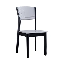 Минималистичный деревянный обеденный стул, обеденный стул, белый деревянный стул для ресторана, простые стулья для столовой