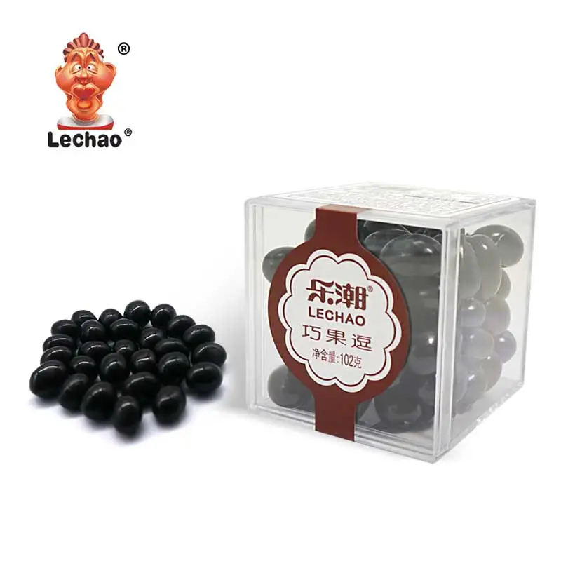Chocolate Coated Gummy Bean Fruit Flavor Crispy Sweet Chocolate Candy Coated Chocolate Bead