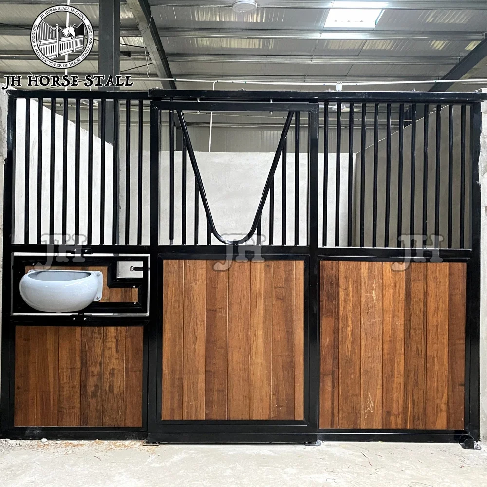 Customized Design Equine  Equipment Barn Horse Stable Box Horse Stalls Fronts Doors Back Side Panels for Sale