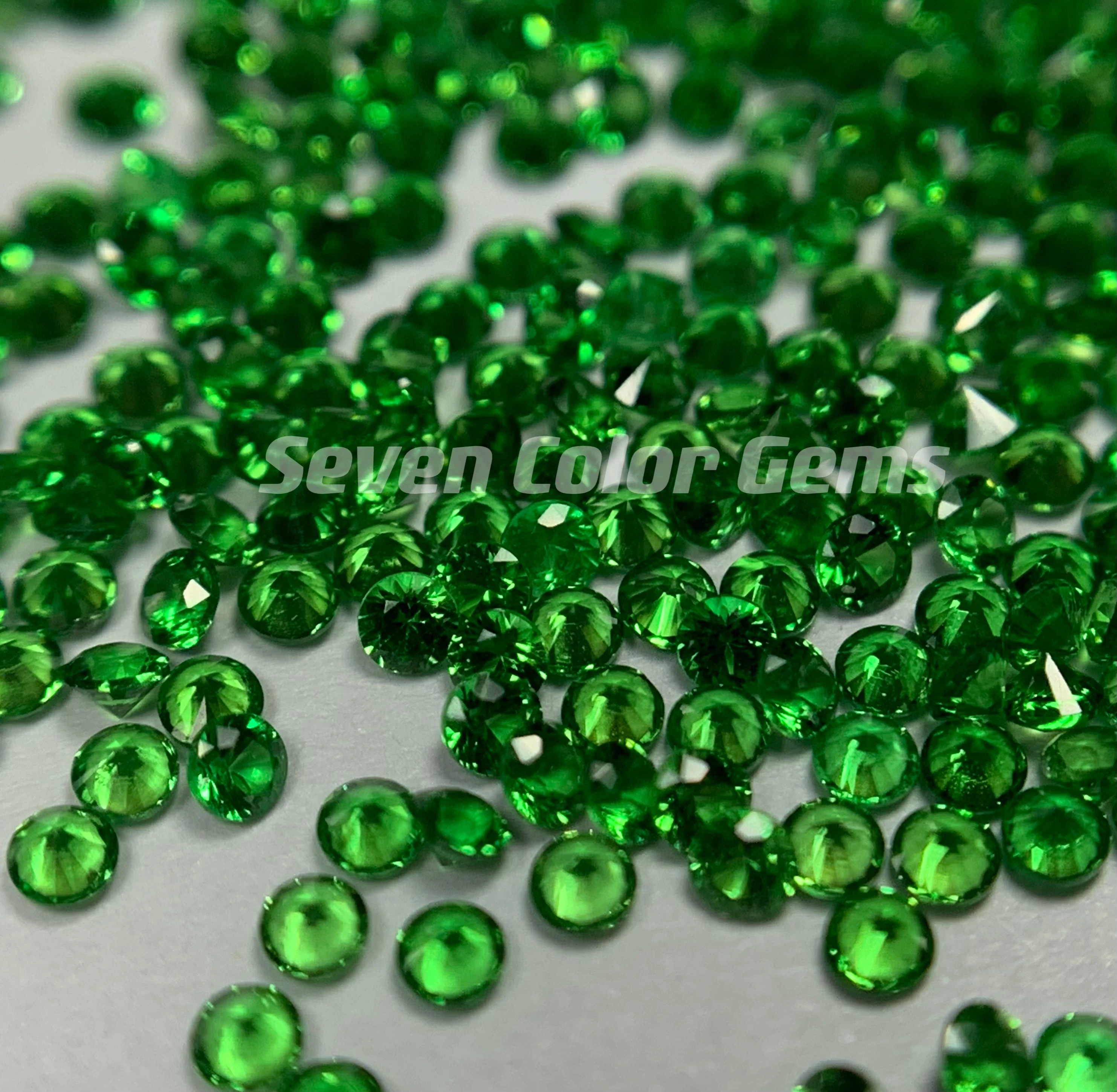1.6MM Round Brilliant Tsavorite  Green garnet stone High quality stone Natural tsavorite green garnet gemstone price per carat.