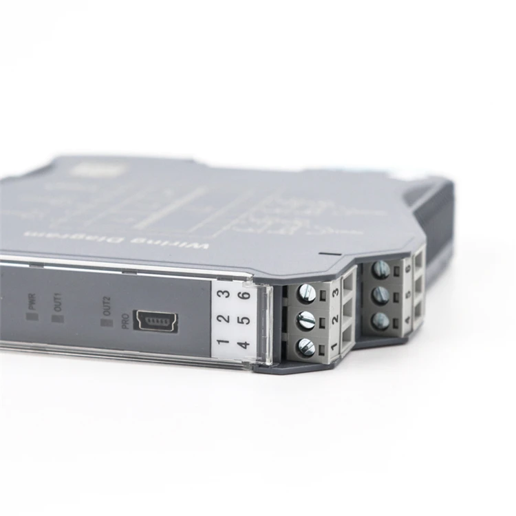 4-20mA din rail mounting signal convertor RTD pt100 thermocouple signal isolator