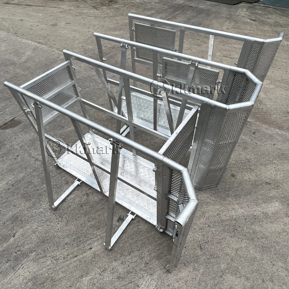 kkmark Silver Aluminum portable removable stable control snake runner line up access gate crowd control barriers