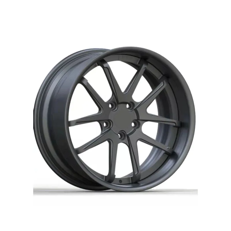 Two pieces forged aluminum wheels 20 21 22 23 24 inch polished car alloy wheels  rims