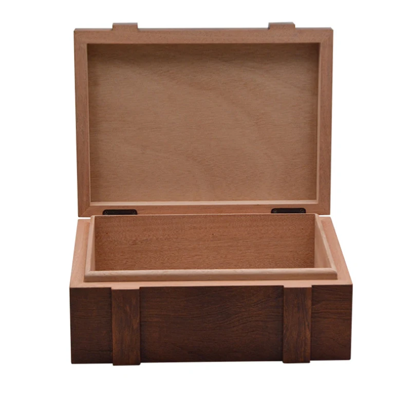 
Customized wholesale wood package box with logo 