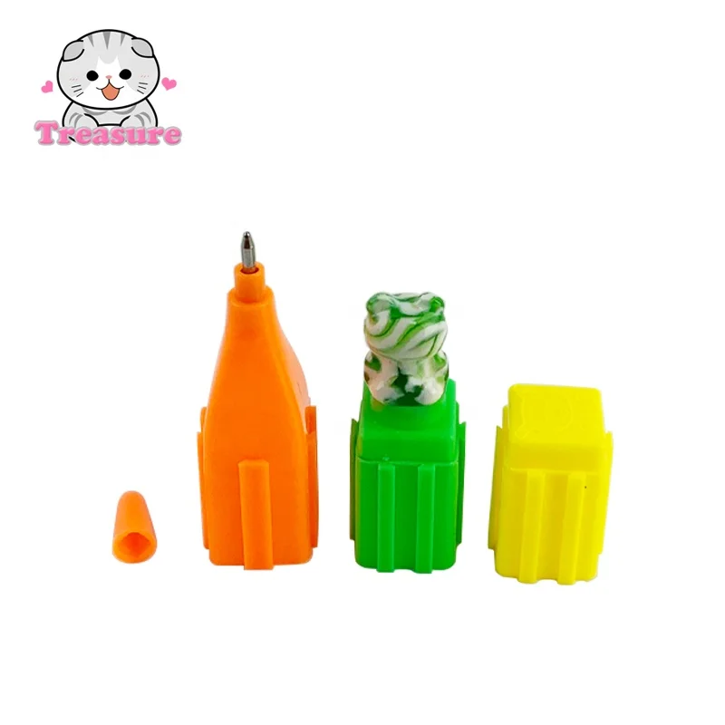 Pen and pacifier candy toy candy halal hard candy