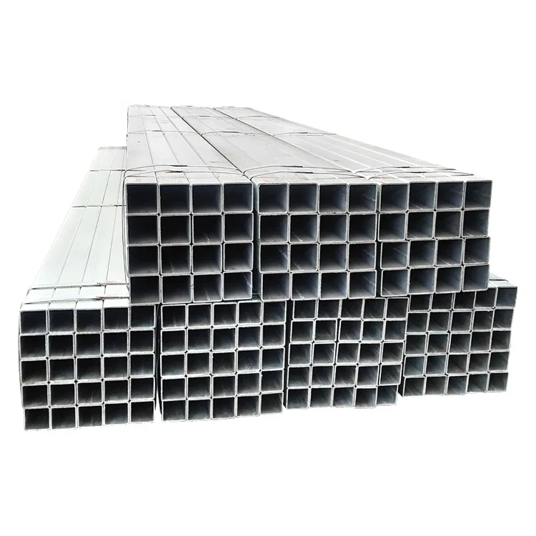 80x80 HDG SHS steel tube Q235B Hot dip galvanized welded square hollow sections steel tube