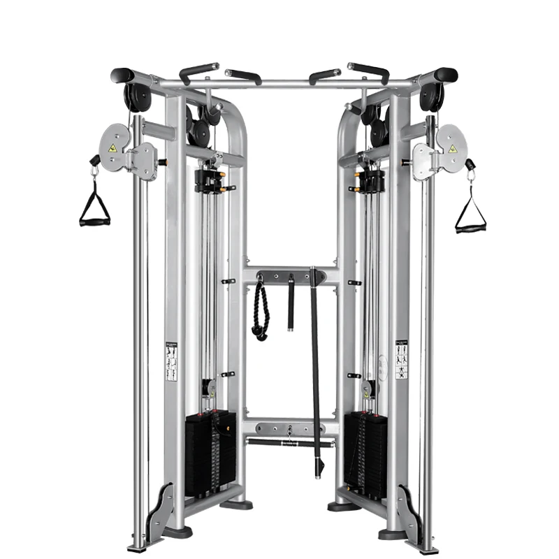 high quality cable motion commercial dual adjustable pulley gym fitness equipment