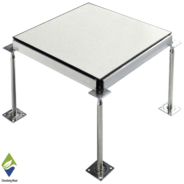 wholesale office data center all steel cementious raised floor with adjustable pedestal system