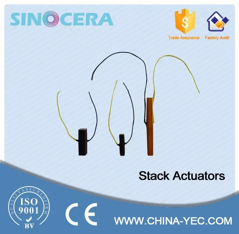 micro piezo stack actuator piezoelectric ceramic material stack actuators