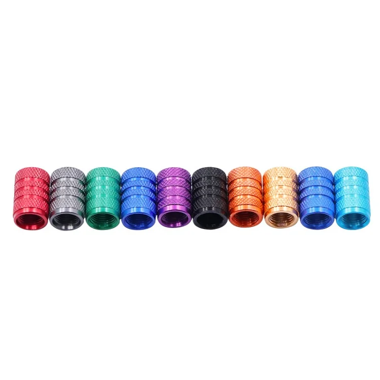 Car Bicycle Motorcycle Wheel Tyre Tire Air Aluminum Alloy Valve Caps Stem Tire Valve Caps