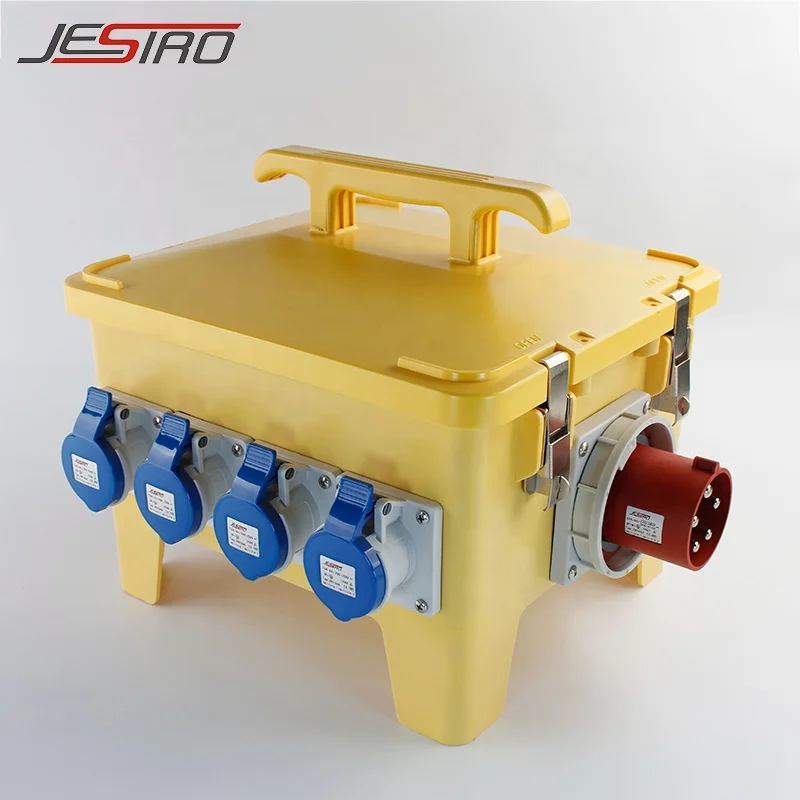 Outdoor Customized 3 phase 24way Industrial Electrical Mobile Portable waterproof Distribution Board Box