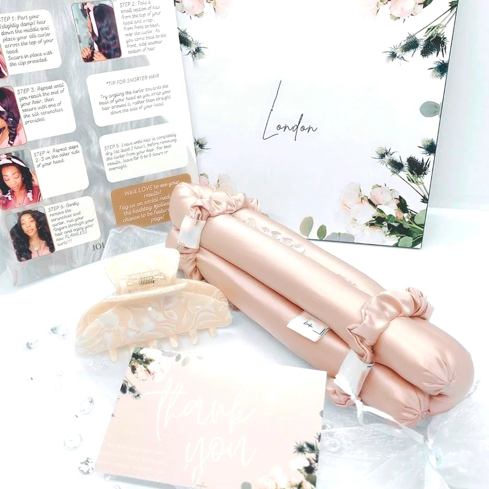 Hot Lazy Curling Iron Heatless Curling Rod Curls Silk Ribbon Hair Rollers Soft And Shiny Hair Sleeping Soft Headband Wave Women