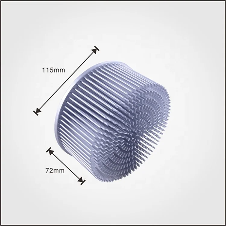 Factory Custom  Growth Lamp Pre-drilled Led Pin Fin Heat sink Custom Heat Sink Aluminum Die Casting Special LED