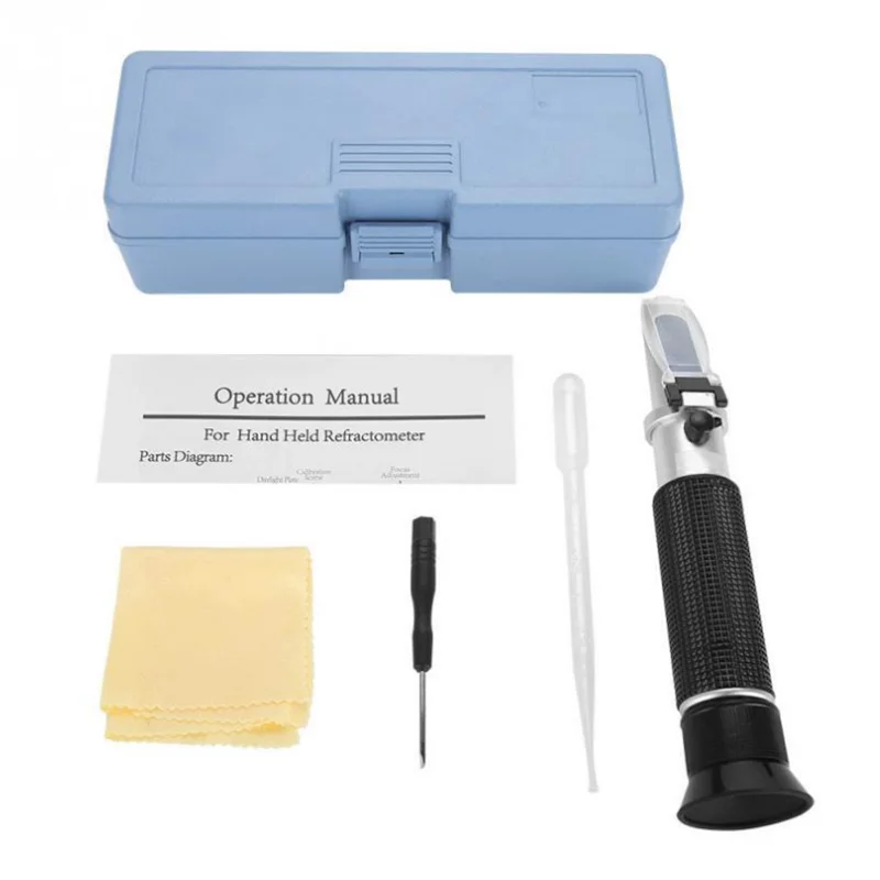 Honey Moisture Baume Brix Scale Range Tester sugar Maple Syrup Molasses Bee Keeping Supplies Honey Refractometer