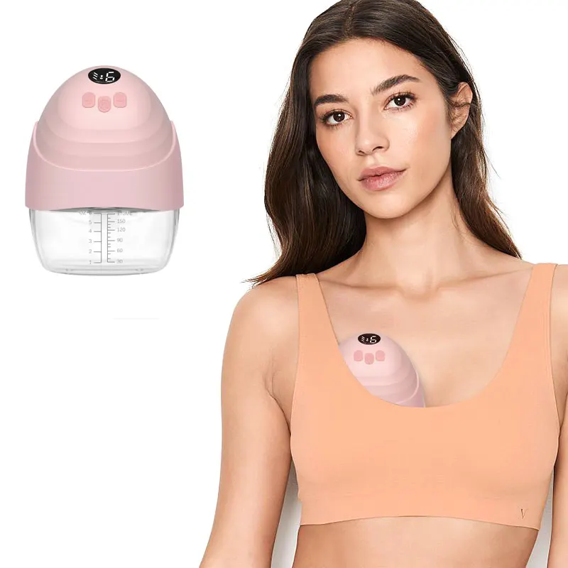 Anly Kiss Breastfeeding Milk Extractors Pump Electric Breast Pumps Portable Wearable Hands Free Breast Pump