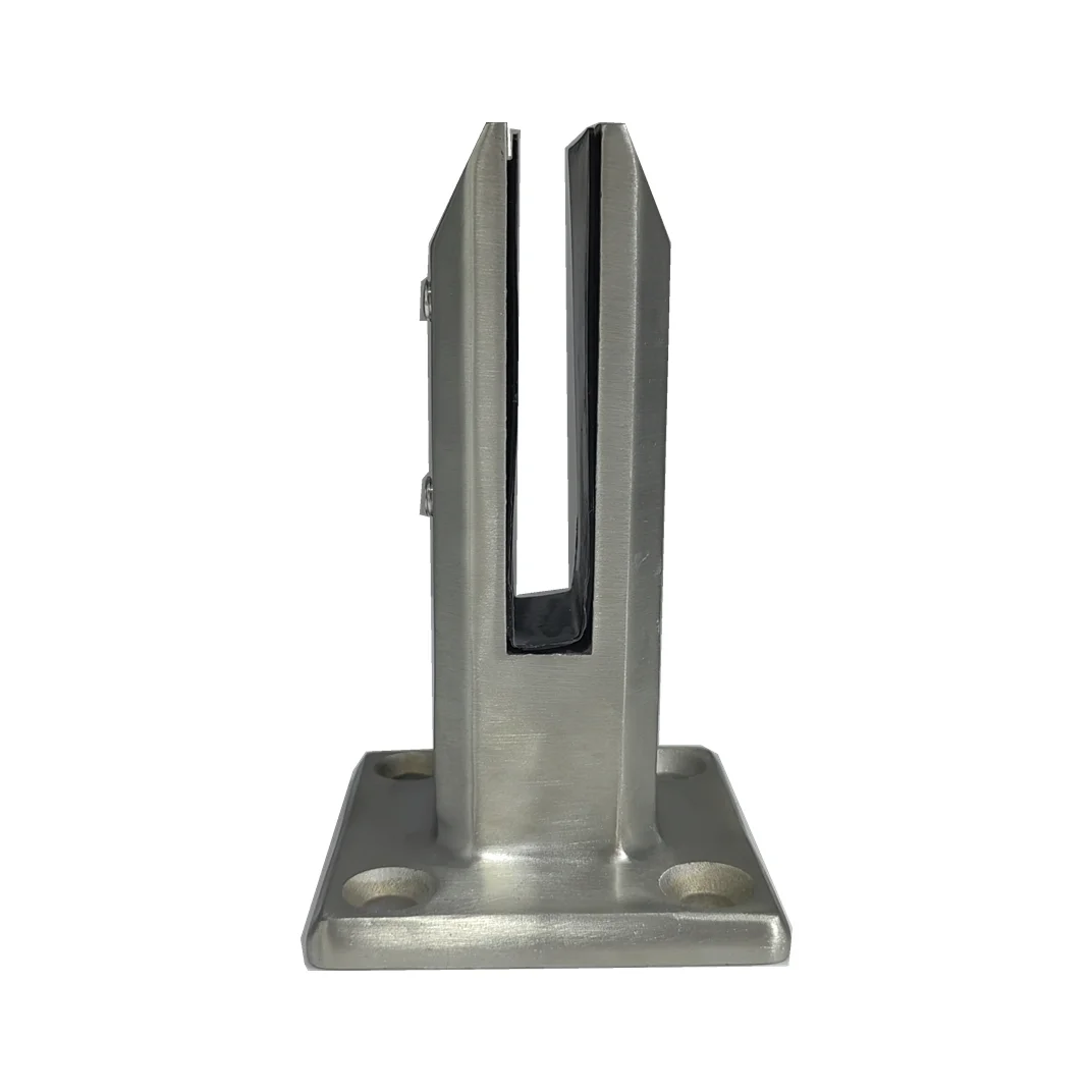Stainless Steel Glass Clamp Glass Spigots Post Balustrade Stairs Railing Pool Balcony Fence Floor Glass Mounting Brackets