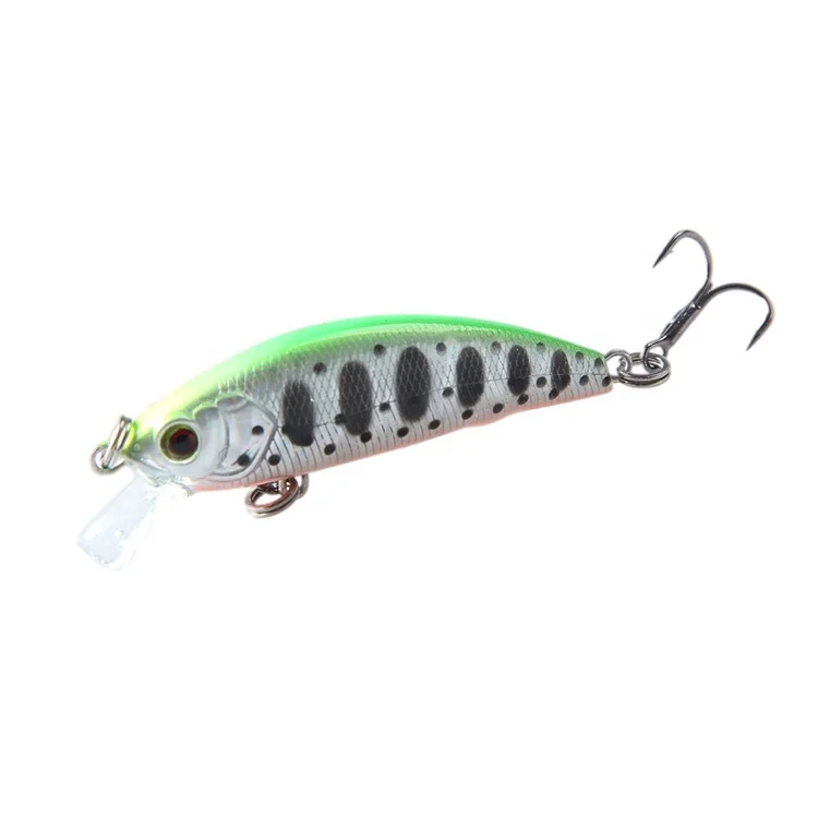 Minnow Bait 50mm 5g Sinking Abs Hard Fish Decoys Custom Fishing Lures With Rustproof Hooks