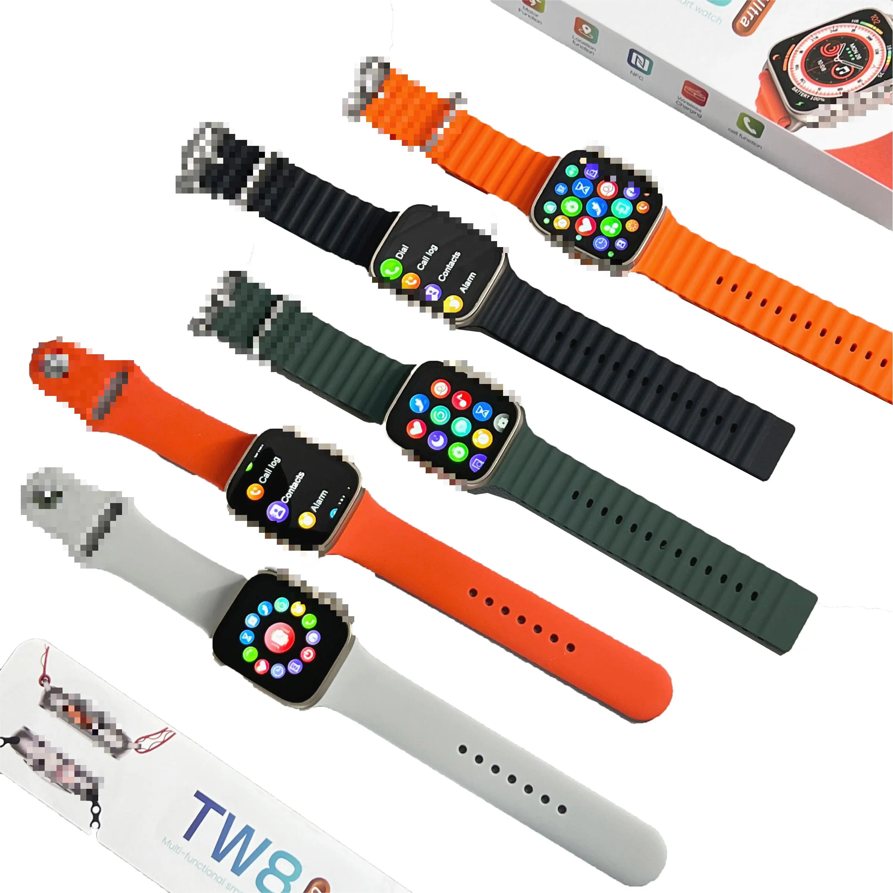 Sleep Monitoring 1.85inch Ip68 Waterproof Smart Watch Tw8 Ultra Smart Watch