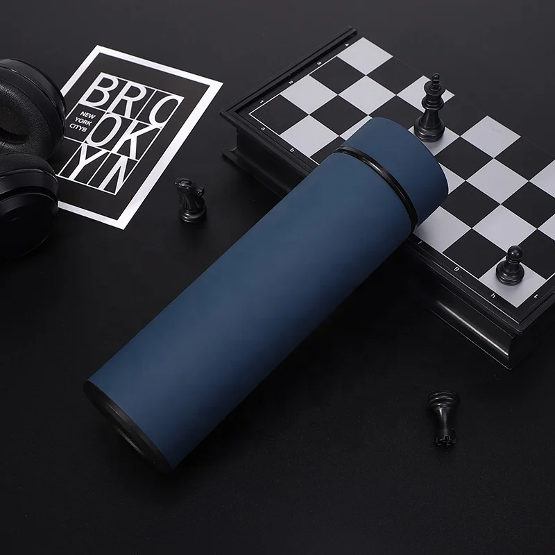 2021 wholesale custom 500ml camping insulated stainless steel water bottle vacuum flask thermo cups with filter