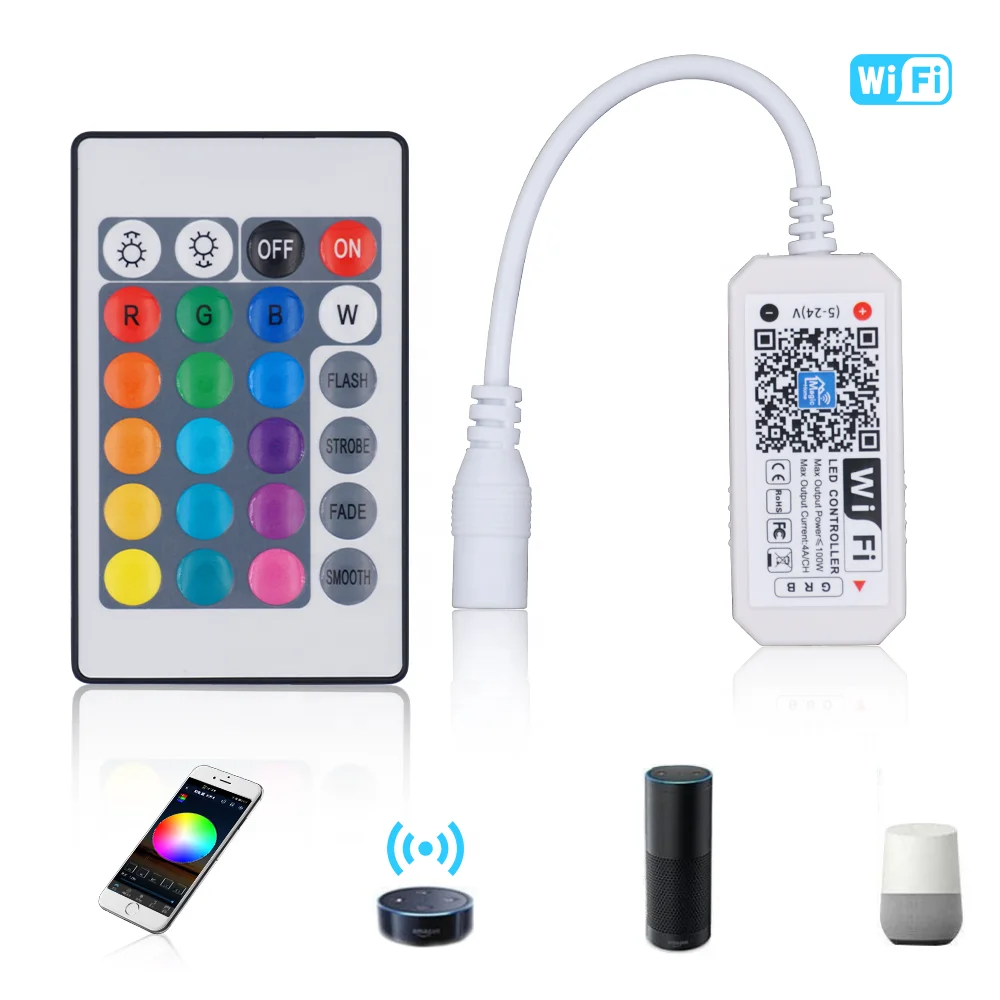 2021 2.4G Music RF RGB Remote Control Magic Home Wifi LED Controller
